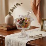Paşabahçe 95467 F&D Kristal Cam Stella Şekerlik 100 mm - Görsel 3