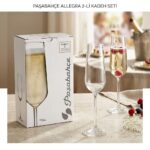 Paşabahçe 440079 Allegra Flüt Ayaklı Şampanya Kadeh 195Cc 2 Li - Görsel 3