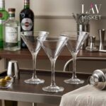 LAV MİSKET AYAKLI MARTİNİ BARDAK 3 LÜ 175cc MIS586 - Görsel 3