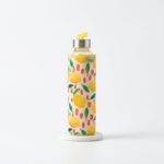 Tohana H2O Limon Desenli Kılıflı Cam Matara 500 ML - Görsel 3