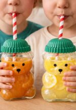 GOGY BEAR-CAM BARDAK PİPETLİ 500 ml - Görsel 3