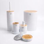 PAÇİ-GLENDA BEYAZ BANYO SETİ (P/MTF-900456) - Görsel 3