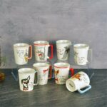 Tohana Kupa Porselen Desenli 340 ml Kutulu THN10802 - Görsel 4