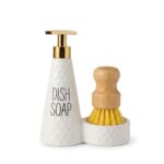 Buenos Bambu Fırçalı Sıvı Sabunluk HD2409 - Görsel 4