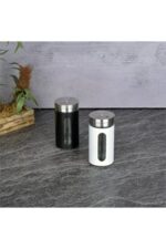 Tohana Metal Kaplı Cam Baharatlık Tuzluk 8 cm THN86393 - Görsel 4