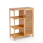 Mien Bambu Çamaşır Dolabı JW-22990 | 66x87x33 cm Banyo Dolabı - Görsel 4
