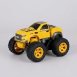 KS-21Y Kumandalı Şarjlı Robota Dönüşen Sarı Stunt Araba - Görsel 5