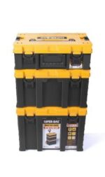 Super Bag ASR-6030 3'lü Tekerlekli Modüler Master Case Alet Çantası Seti - Görsel 5