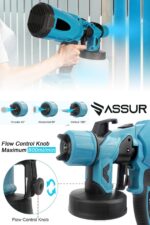 Assur ASR825 21V Çift Akülü Profesyonel Sprey Boya Püskürtme Tabancası - Görsel 5