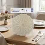 DGN Home Desenli 6'lı Sunum Peçetesi 15 cm
