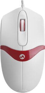 Everest SM-220 USB Kablolu Optik Mouse Beyaz Kırmızı