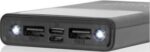 Auris ARS-K28 12000 mAh 44.5W Fenerli Hızlı Şarj Powerbank