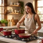AROW Pro Chef Kristal Kaplama 8 Parça Tencere Seti - Görsel 4
