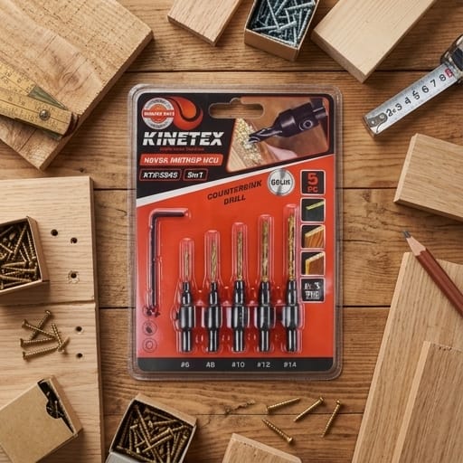 Kinetex KTX-3242 5 Parça Havşa Matkap Ucu Seti