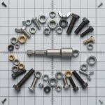 8x65 mm Manyetik Somun Adaptörü Uzun Vidalama Ucu