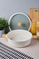 Perotti Danish Cook Bej Seramik Karnıyarık Tenceresi 28 cm - Görsel 4