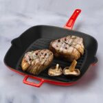 Lava Döküm Izgara Tava 26x26cm Siyah