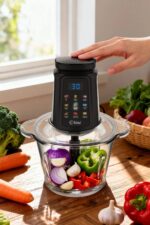 Kiwi KC-8250 500W 3 Litre 9 Bıçaklı Dijital Gıda Doğrayıcı