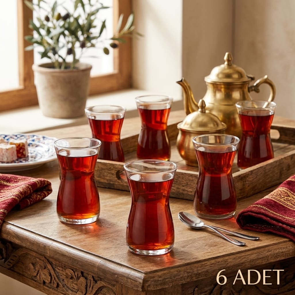 Paşabahçe Irmak Çay Seti 6'lı 130 cc