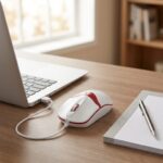Everest SM-220 USB Kablolu Optik Mouse Beyaz Kırmızı