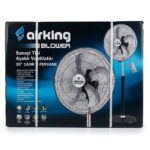 Airking 150W Sanayi Tipi Ayaklı Vantilatör 50 cm 5 Kanatlı Uzaktan Kumandalı