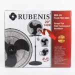 Rubenis 20 İnç 3'ü 1 Arada Sanayi Tipi Uzaktan Kumandalı Vantilatör 140W
