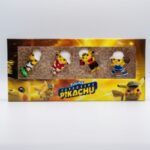 4'lü Karakter Figür Seti, Pikachu ve Sünger Bob Koleksiyon Figürleri - Görsel 2
