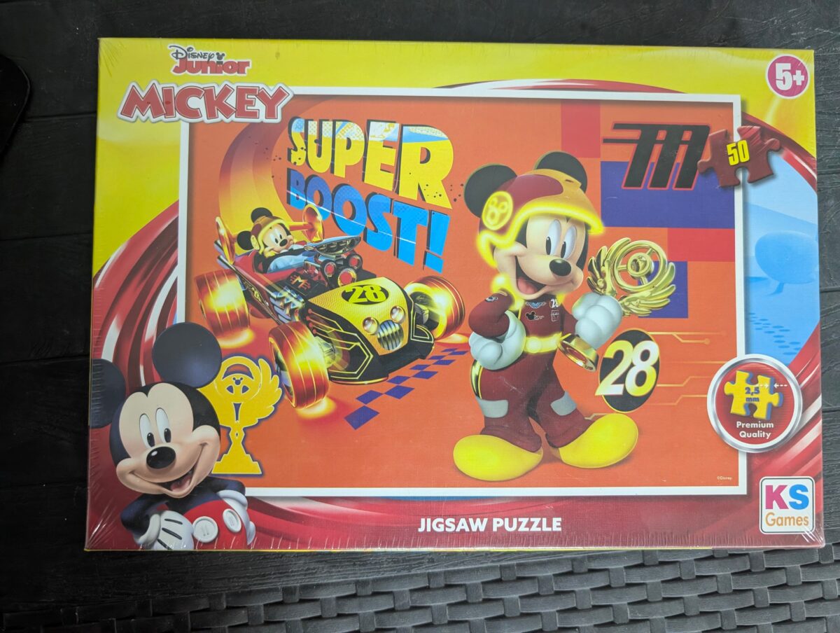 image_1776330330326_0 KS Games Disney Junior Mickey Mouse Super Boost 50 Parça Puzzle - Görsel 1