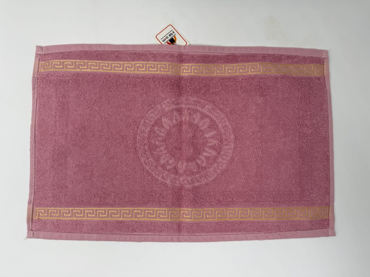 Nurpak Nakışlı Nil El Yüz Havlusu 50x90 cm Gül Kurusu - Görsel 2