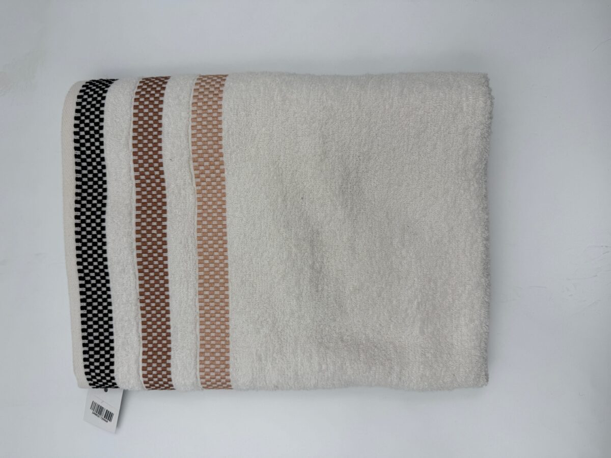 Özkaya 70x140 cm Çizgili Saçaklı Banyo Havlusu - Görsel 2