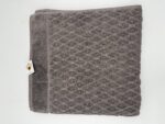 Nurpak 70x140 cm Gri Yaprak Desenli Banyo Havlusu - Görsel 2