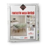 Yuvalin Fantastik Masa Örtüsü 100x150 cm Yeşil Desenli - Görsel 2