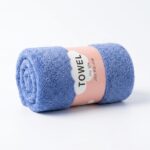 Joy Life 70x140 cm Peluş Banyo Havlusu - Mavi - Görsel 2