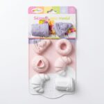 Wefun 8 Bölmeli Desenli Silikon Kek ve Pasta Kalıbı - Görsel 2