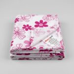 Berroni Çiçek Desenli Polyester Banyo Perdesi 90x200 cm 2'li Set - Görsel 3