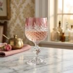 Bohemia Crystal Sterna 6'lı Kristal Kadeh Seti 150 ml Pembe Detaylı - Görsel 3