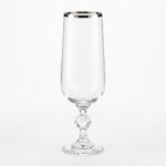 Bohemia Crystal Sterna Platin 6'lı Şampanya Kadehi 180 ml