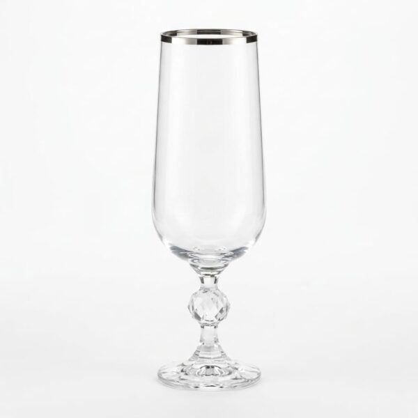 Bohemia Crystal Sterna Platin 6'lı Şampanya Kadehi 180 ml