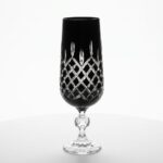 Bohemia Crystal STERNA 40149180-KS 6'lı Siyah Kristal Şampanya Kadehi 180 ml