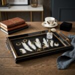 Kosova SA-246 Lüks Dikdörtgen Sunum Tepsisi 50x31 cm (Siyah) - Görsel 3