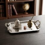 Dik Büyük Kulplu Gümüş Sunum Tepsisi DGN-B08 - Görsel 3
