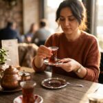 ÇY02 Gül Çerçeveli Gümüş Renk Çay Tabağı