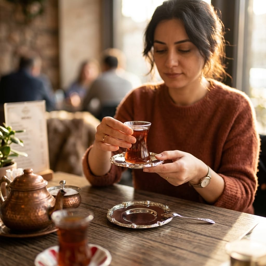 image_1777298211166_0 ÇY02 Gül Çerçeveli Gümüş Renk Çay Tabağı - Görsel 1