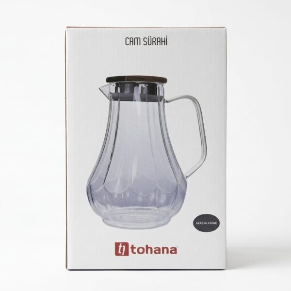 Tohana Akasya Kapaklı Cam Sürahi 1.8 Litre