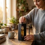 By Como Fresh Siyah Bitki Çayı Demliği French Press 350 ml KYR-2481