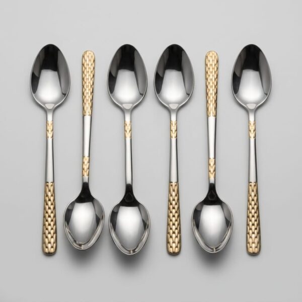 YCK-601 YEMEK KAŞIĞI 6 LI GOLD-KROM