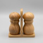 ALVİN STANDLI BAMBU TUZLUK SET 2Lİ