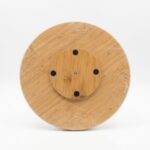 WOOD&MORE BAMBU SUNUM TAHTASI 360 DERECE DÖNEN 32cm - Görsel 3