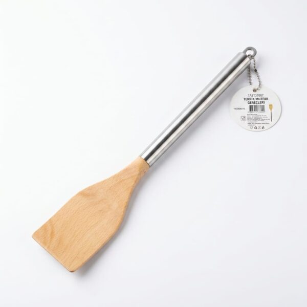WH Metal Saplı Bambu Mutfak Spatulası