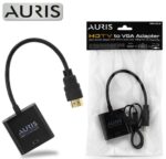 Auris ARS-VGA10 HDMI to VGA Görüntü ve Ses Aktarıcı Dönüştürücü Adaptör